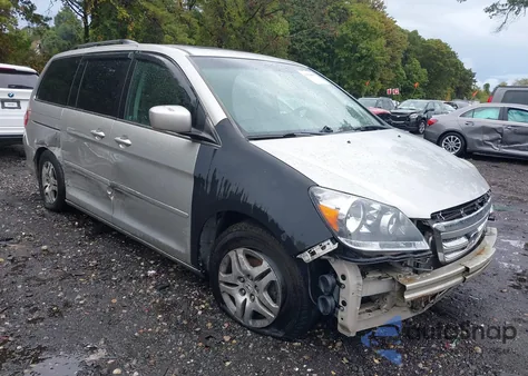 2007 Honda Odyssey Ex-L z USA, uszkodzony, nr VIN 5FNRL38687B036863